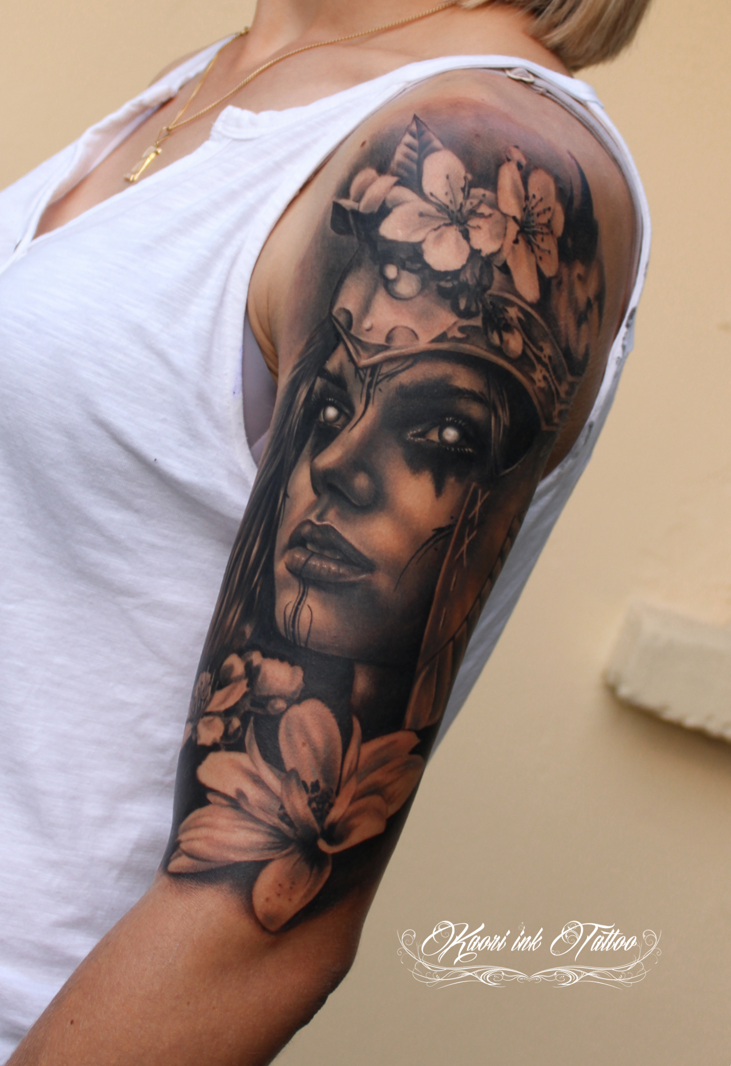 Warrior - realism tattoo